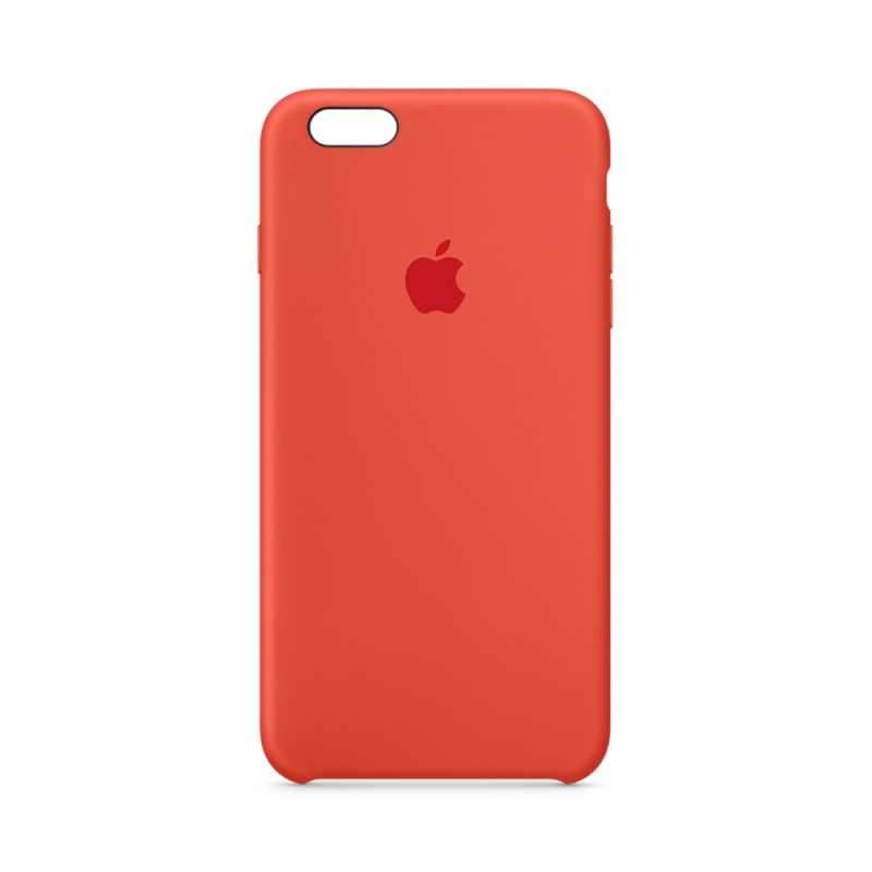 AREA Custodia cover in silicone per Apple iPhone 6S arancione